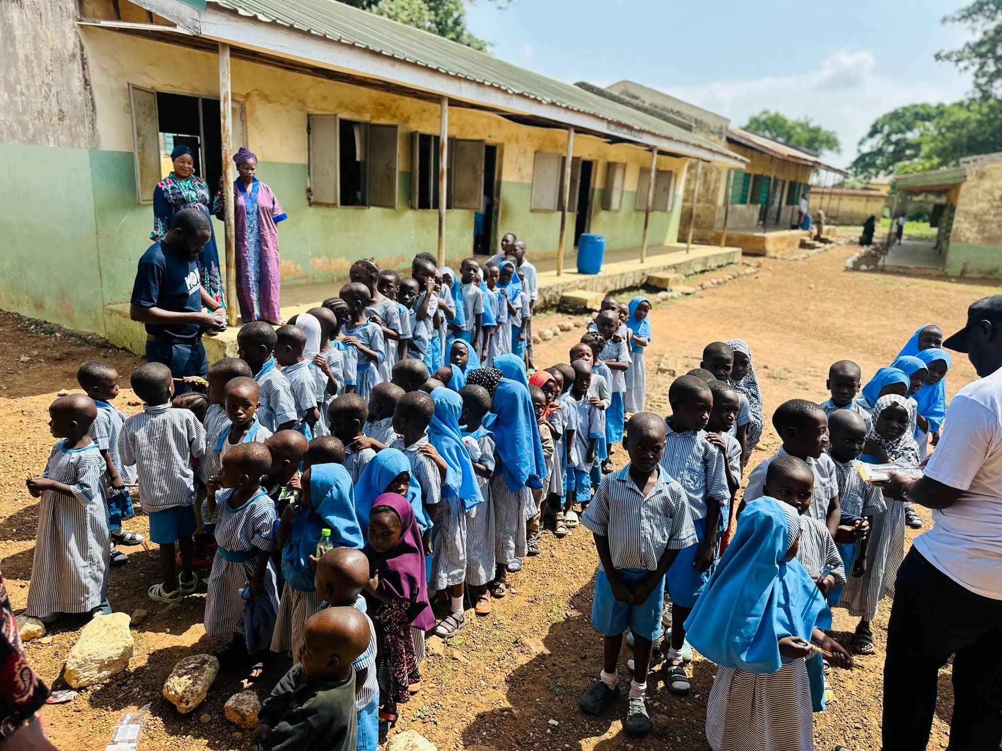 School pupils supported by MOK Foundation